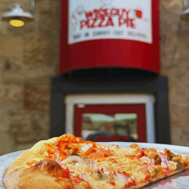 NY style pizza Boise|Boise pizza slices|hand tossed dough|fresh mozzarella Idaho|stone deck oven|pizza delivery Boise|best pizza Hailey|Ketchum pizza|craft beer and pizza|Wiseguy Pizza Pie