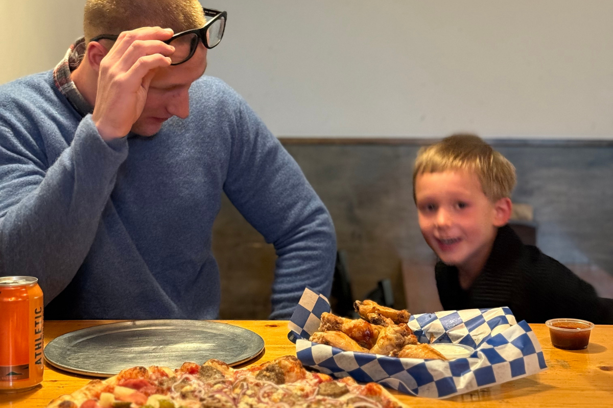 pizza Boise lunch | fresh pizza Boise | quick pizza lunch Boise | New York style pizza Boise | Wiseguy Pizza Pie Boise | pizza slices Boise | best lunch pizza Boise